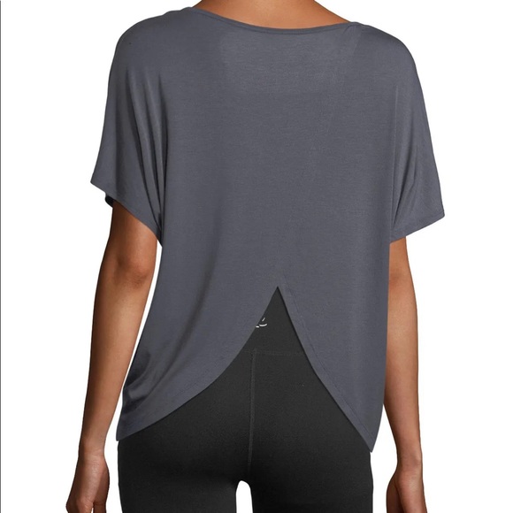 NWT Beyond yoga gray easy does it tee - Picture 2 of 6